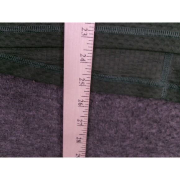 Tek Gear Shirt Men Small Green Waffle Mesh Workout Performance Crewneck Thermal - Picture 6 of 10